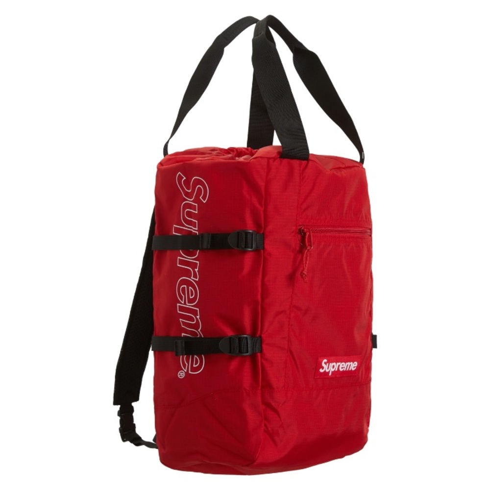 Supreme Red Tote Backpack 🎒 - Picture 4 of 5